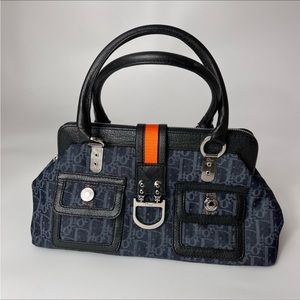 Dior monogram flight bag